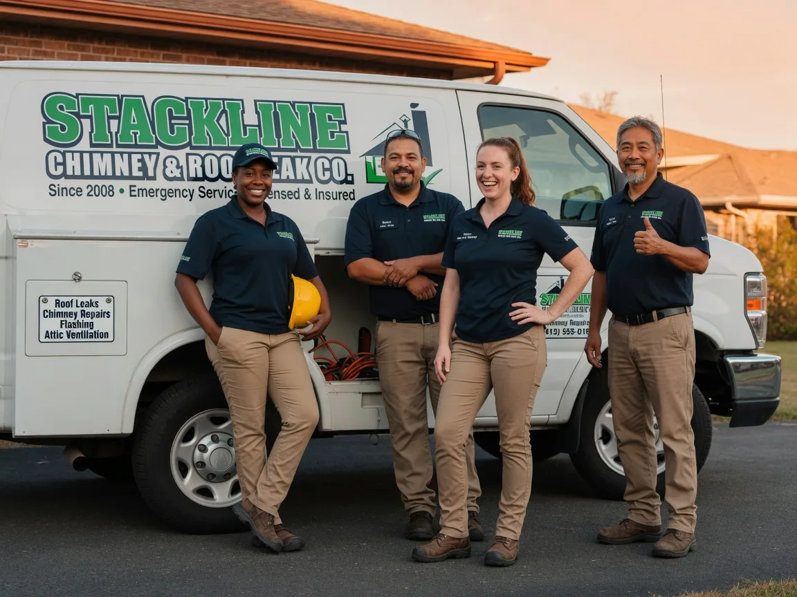 Chimney flashing repair company in Ong, NE